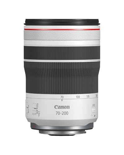 Canon Obiettivo RF 70-200mm F4L IS USM - Teleobiettivo Zoom con Stabilizzatore Ottico a 5 Stop | Compatibile con Fotocamere Canon Sistema EOS R