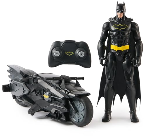 Spin Master DC Comics, Batman, Batcycle + 30cm Batman Action Figur, ab 4 Jahren