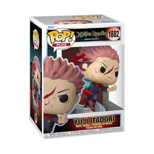 Funko Pop! Plus: Jujutsu Kaisen - JJK - Yuji Itadori - Figurine en Vinyle de Collection - Idée Cadeau - Produit Officiel - Jouets pour Enfants et Adultes - Figurine modèle pour collectionneurs