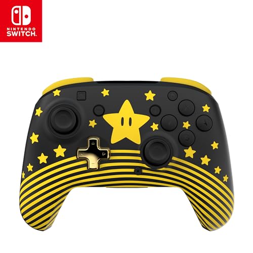 Turtle Beach Rematch Super Mario Star Controller da gaming wireless per Nintendo Switch. Funziona anche con Nintendo Switch 2 - Pulsante C non disponibile.