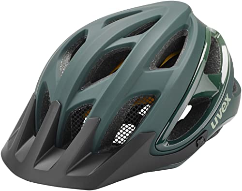 uvex Unbound MIPS, Casco MTB Seguro Unisex, Sistema MIPS, Ajuste de Talla individualizado, Forest, Olive Matt, 58-62 cm