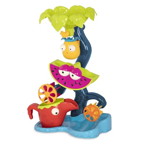 B. Toys - Cascade Tropicale - Jouet Roue à Eau - Jeu d'eau et de Sable - Roue à Eau pour Enfants - Jouet de Plage, de Piscine, de Bain pour Enfant - 18 Mois et +