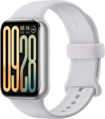 XIAOMI Smart Band 9 Pro - Pulsera de Actividad, autonomía de hasta 21 días, Pantalla AMOLED de 1,74" con tasa de refresco de 60 Hz, 5ATM, App Mi Fitness, Plata (Versión ES)