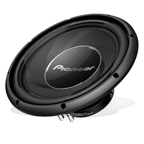 PIONEER TS-A30S4 Subwoofer (1.400 W), 30 cm/12", IMPP Membran für kraftvollen Klang, kontinuierliche Ausgangsleistung 400 W, schwarz