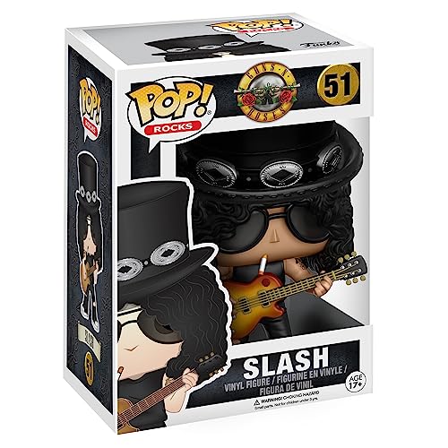 Funko Pop! Vinyl: Rocks: GN'R: Slash - Guns N Roses - Figurine en Vinyle à Collectionner - Idée de Cadeau - Produits Officiels - Jouets pour Les Enfants et Adultes - Music Fans