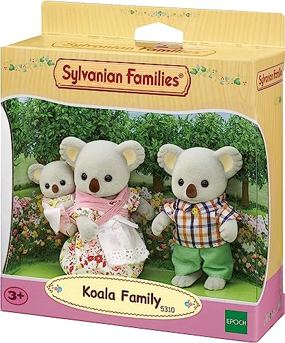 Sylvanian Families - La famille Koala - Set 3 figurines - Plongez dans l'univers de la famille Sylvanian - Figurines animaux miniatures - Jouet enfant 3 ans et + pour développer imagination - 5310