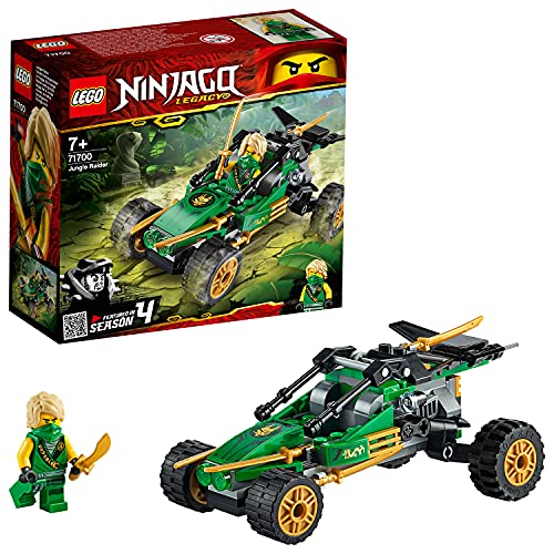 LEGO Set costruibile per buggy giocattolo con minifigure ninja Fuoristrada della giungla 71700 NINJAGO Legacy (127 pezzi)