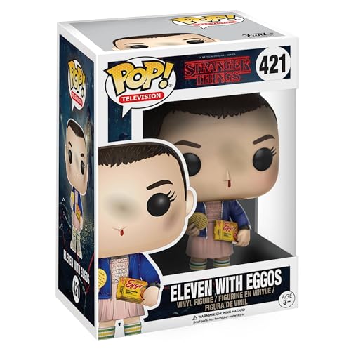 Funko Pop! Television: Stranger Things - Eleven - (Eggos) - 1/6 Odds For Rare Chase Variant - Undici- Figura in Vinile da Collezione - Idea Regalo - Merchandising Ufficiale - TV Fans