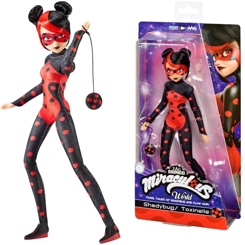 Bambola articolata - BANDAI - Miraculous World Paris - Shadybug - 26 cm