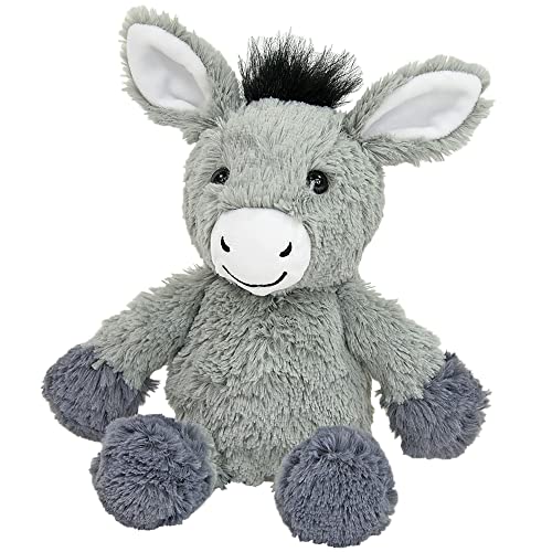 Kögler - 76901-Babbling Animal Donkey Johnny, Alto Circa 24 cm, Peluche ripetitore con Funzione di Riproduzione, ripete Tutto e Si muove, Colore Grigio, 76901