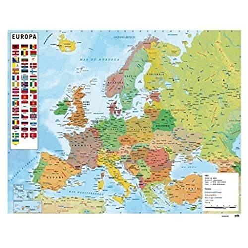 Grupo Erik Mini Poster Mapa De Europa