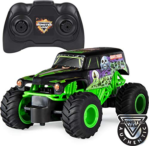 MONSTER JAM- Grave Digger Radiocomandato Realistico Mostro in Scala 1:24, 2.4 GHz, dai 4 Anni in su, Single, Vari Colori, 5.88 inches, 6044955