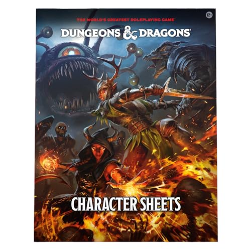 Dungeons & Dragons 2024 Character Sheets Player Accessories (Versione Inglese)