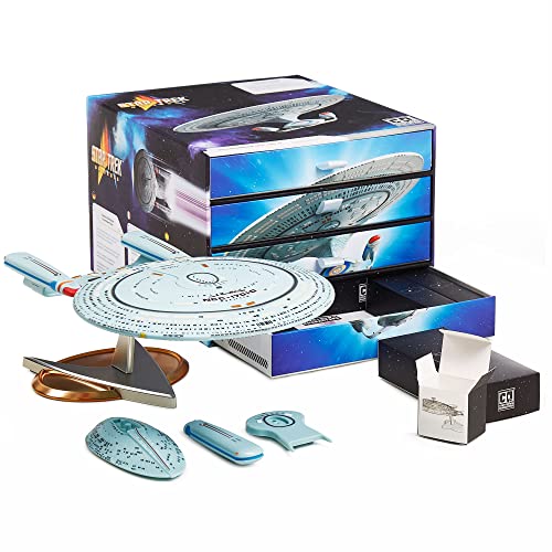 CC Countdown Characters 2024 Star Trek – Figura da Collezione di USS Enterprise – Merchandising Ufficiale – Statua da Calendario dell’Avvento da Costruire