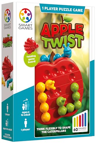 Smart Games - Apple Twist, Puzzle Game with 60 Challenges, 5+ Years