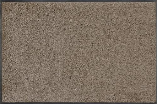 Wash+Dry - Alfombra Taupe 50x75, Marrón