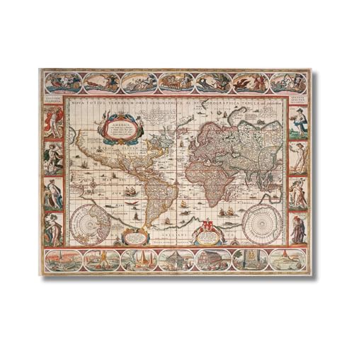 Ravensburger - Puzzle 2000 Piezas Mapa del Mundo | Puzzle Adultos | Rompecabezas Adultos | para Toda La Familia | 98x75 Cm | Regalo Adulto