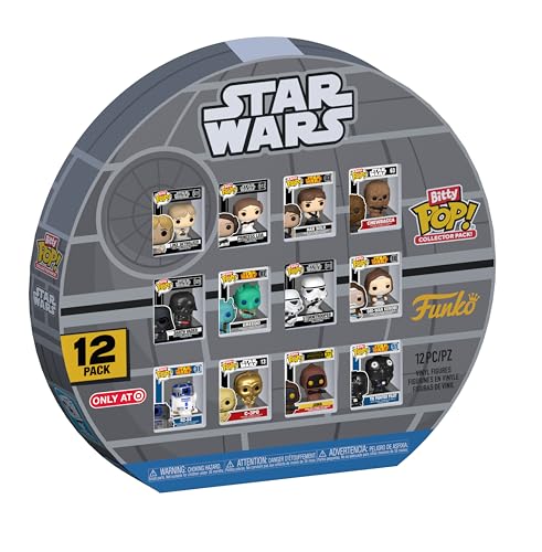 Funko Bitty Pop! Star Wars: A New Hope - 12 Piece - Multipack - Figurine en Vinyle de Collection - Idée Cadeau - Produit Officiel - Jouets pour Enfants et Adultes