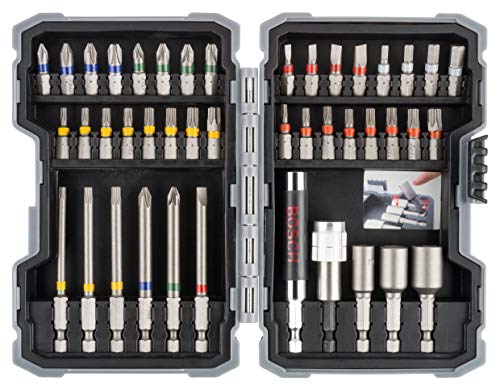 Set Bosch Professional da 43 pz. di bit avvitamento e bussole per viti (accessorio per trapano)