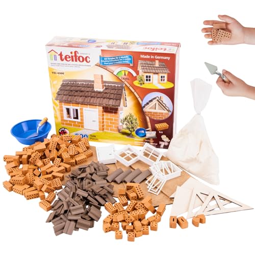Teifoc Grande Building Blocks 2704300-Villetta di Campagna, Multicolore, Casa a graticcio, T4300