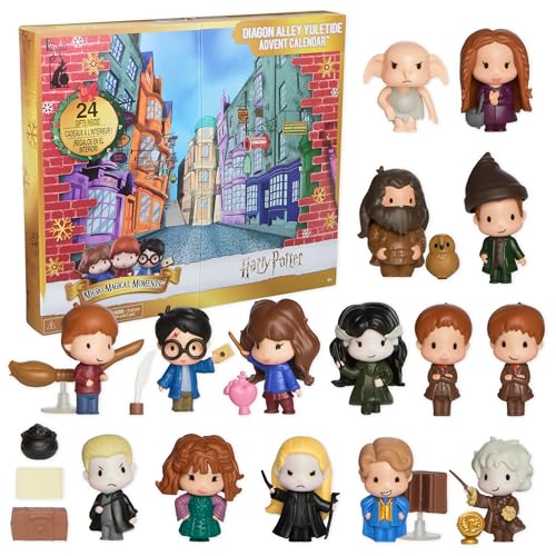 Wizarding World Harry Potter - Calendario de adviento de Harry Potter - Calendario de adviento para Navidad con 24 sorpresas, Accesorios, Figuras mágicas, Juguete Infantil de 6 años y más