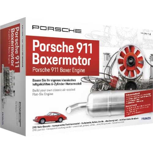 Franzis Porsche 911 Boxermotor: Bauen Sie Ihr eigenes klassisches luftgekühltes 6-Zylinder-Motormodell