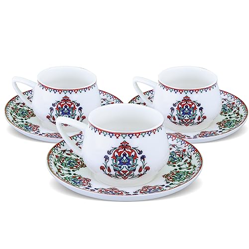 KARACA Nakkaş SET 6 Tazzine Caffè servizio da caffè