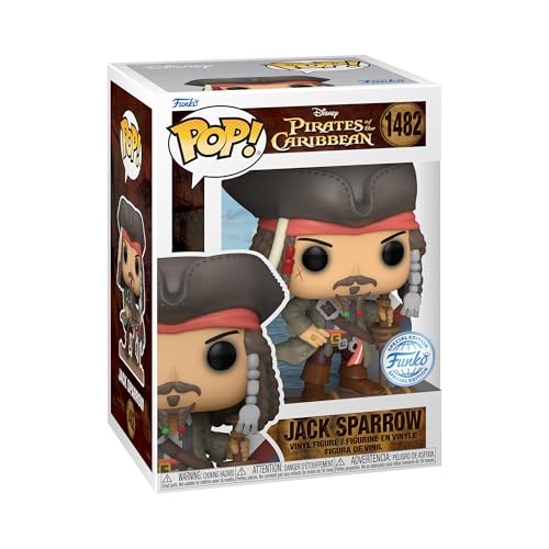 Funko Pop! Movies: PotC - Captain Jack Sparrow Sparrow - (opening) - Pirates Of The Caribbean - Pirati Dei Caraibi - Figura in Vinile da Collezione - Idea Regalo - Merchandising Ufficiale