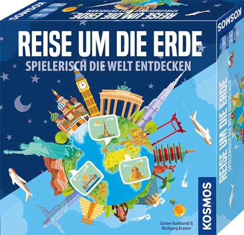 Reise um die Erde - Spielerisch die Welt entdecken: für 2 - 4 Spieler ab 8 Jahren