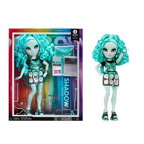 RAINBOW HIGH Shadow High Serie 3 - Berrie - Muñeca de Moda Verde - Traje de Moda y más de 10 Coloridos Accesorios de Juego - Ideal para niños de 4 a 12 años y coleccionistas